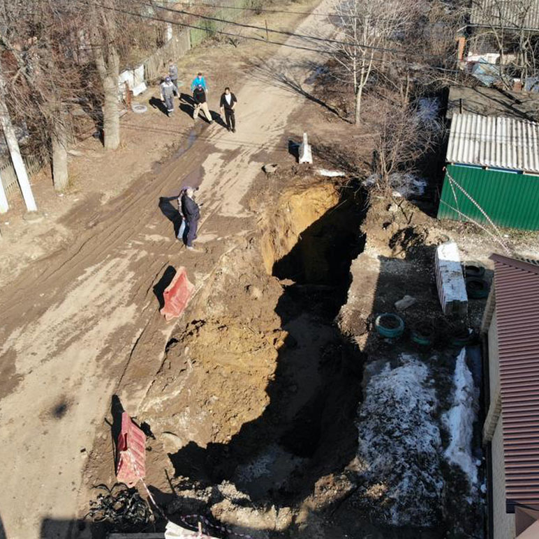 Авария на ул. Советской Армии